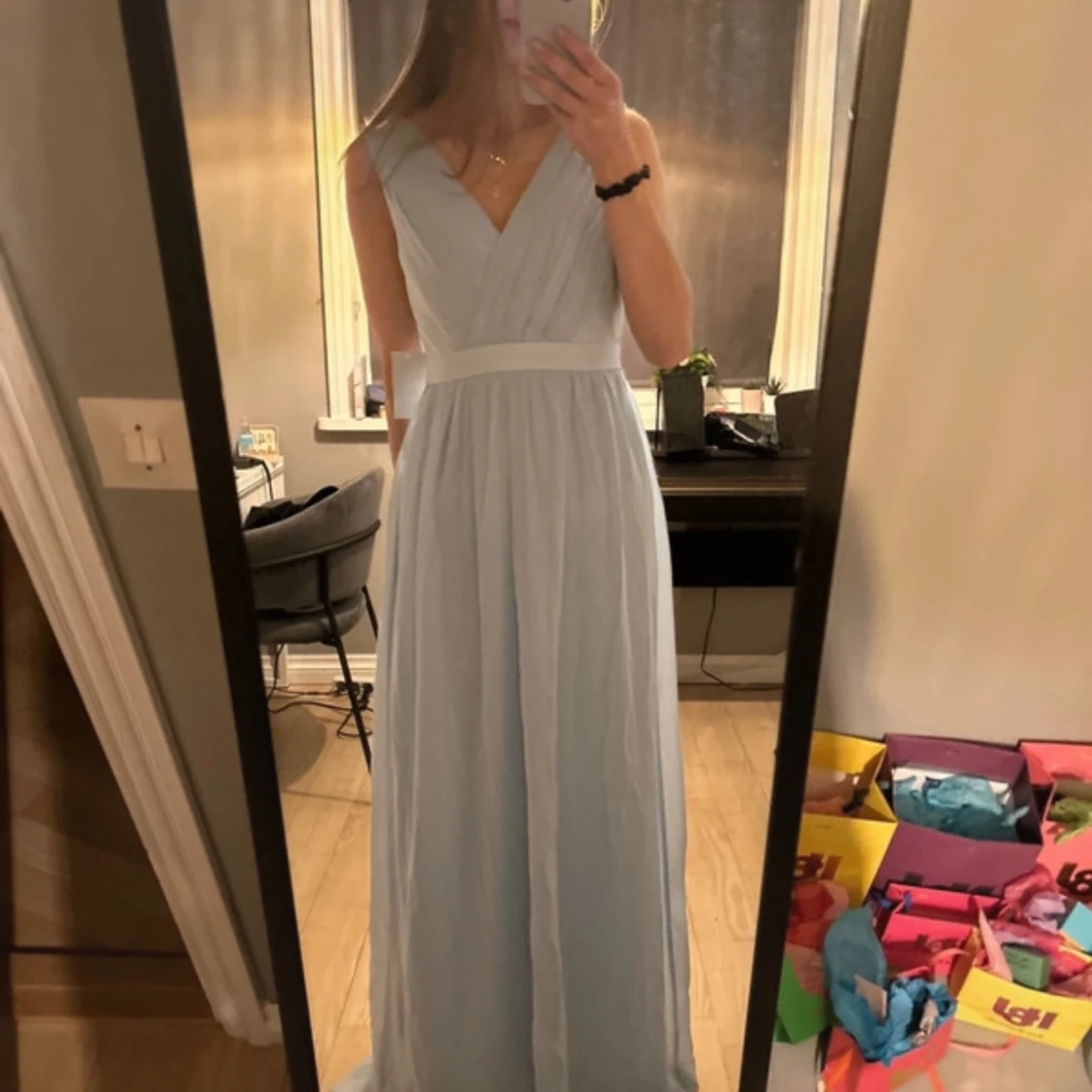 Ljusblå balklänning - 2