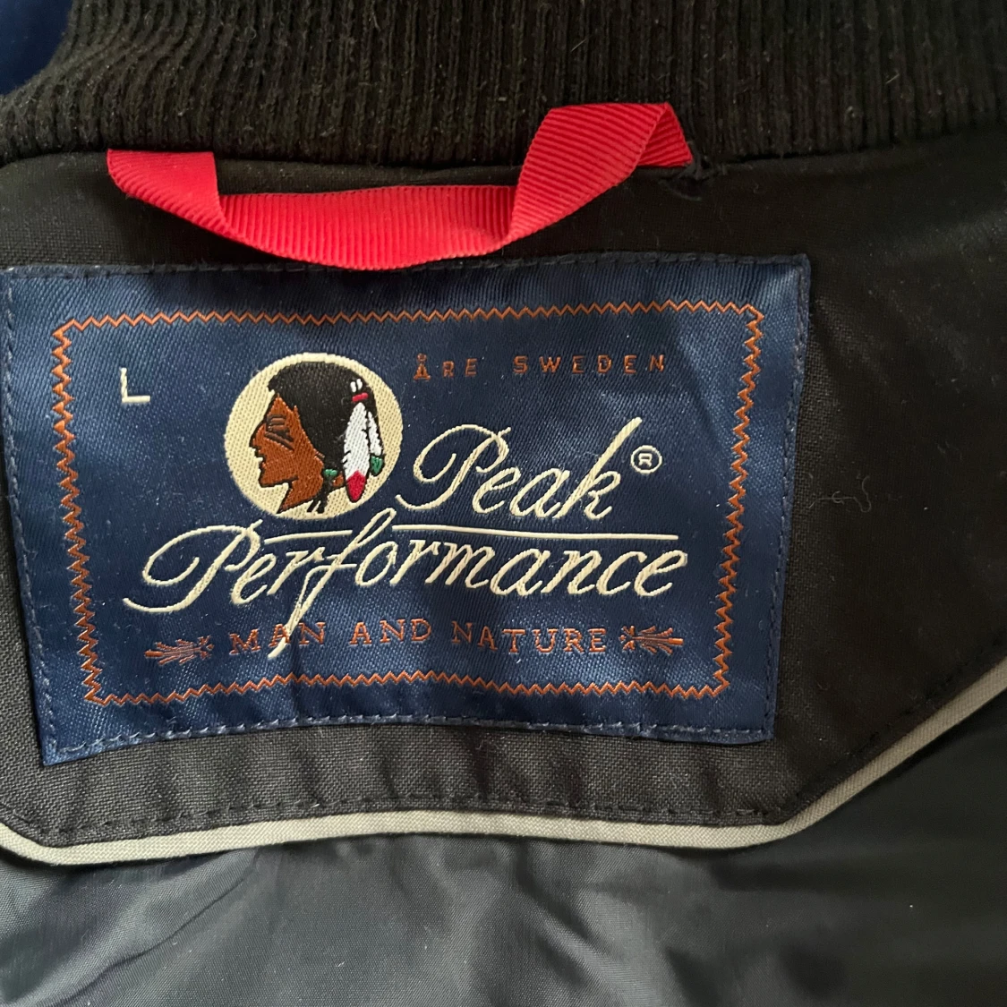 Svart Peak Performance-jacka - man - 91