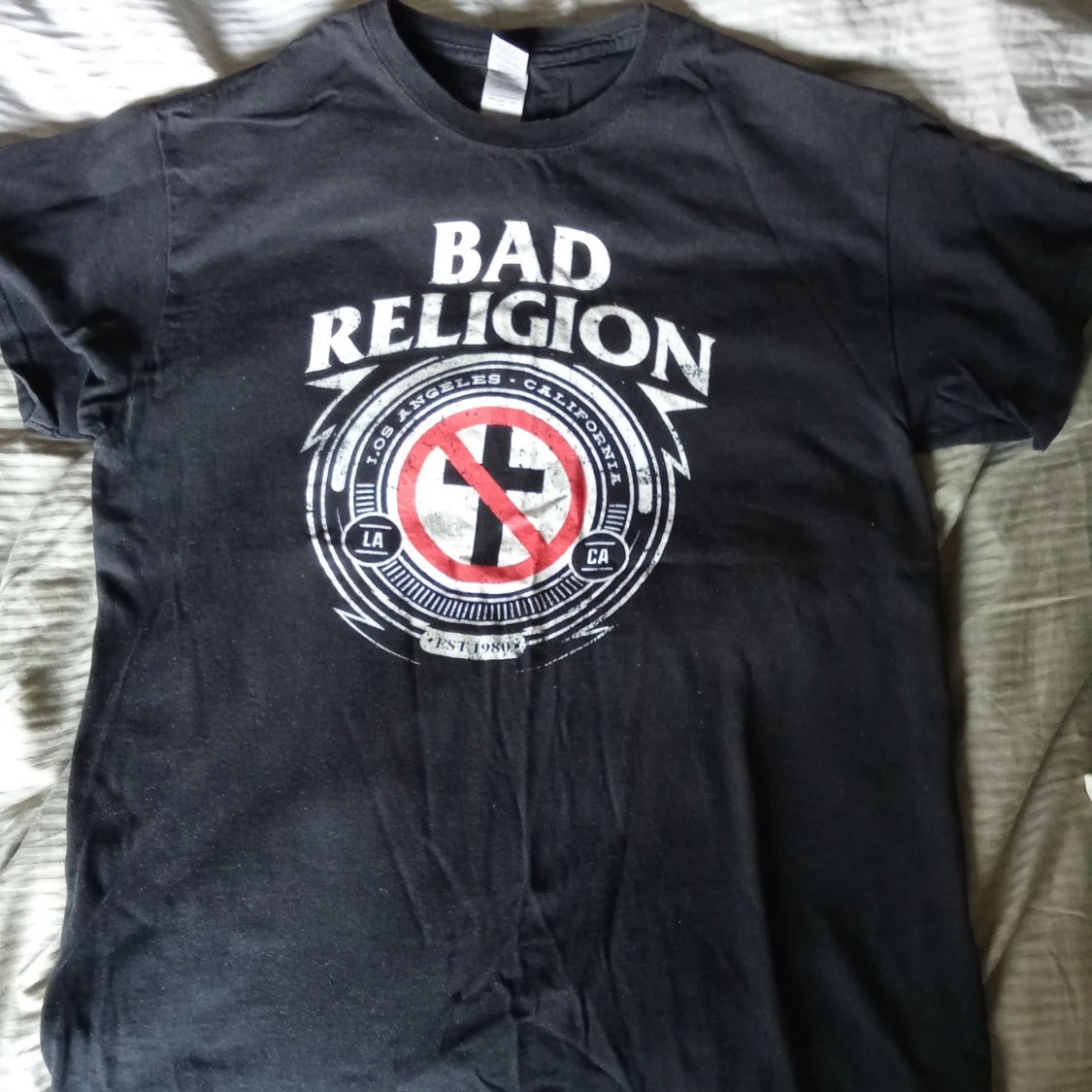 Svart Bad Religion t-shirt