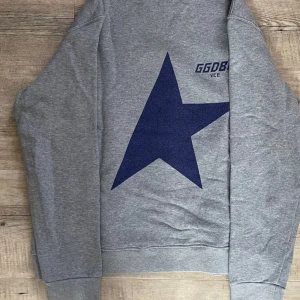 golden goose hoodie/ crewneck - riktigt fet golden goose crewneck/hoodie i toppskick med loggan i ryggen. väldigt sällsynt o vintage och går knappt att få tag på nu för tiden, priset är inte hugget i sten!