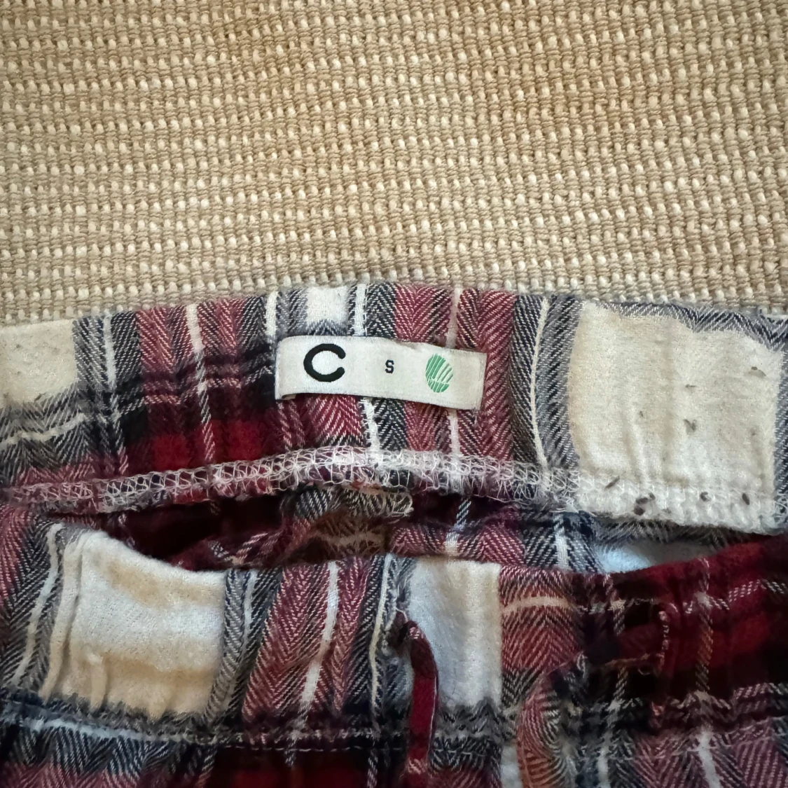 Rutig byxa i bomull - 90