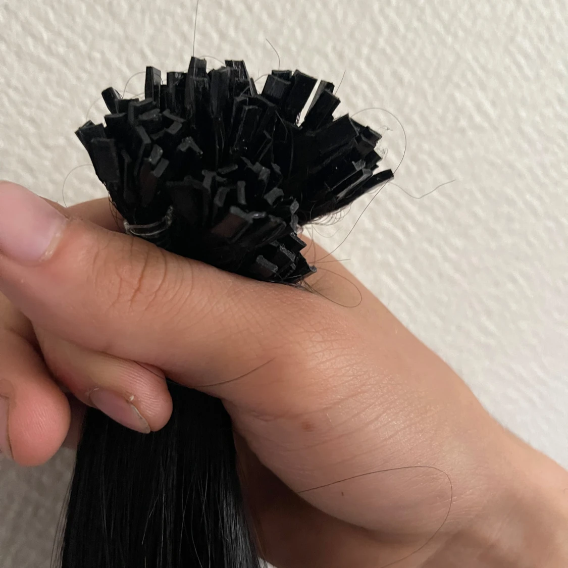 Svart hårförlängning - 91