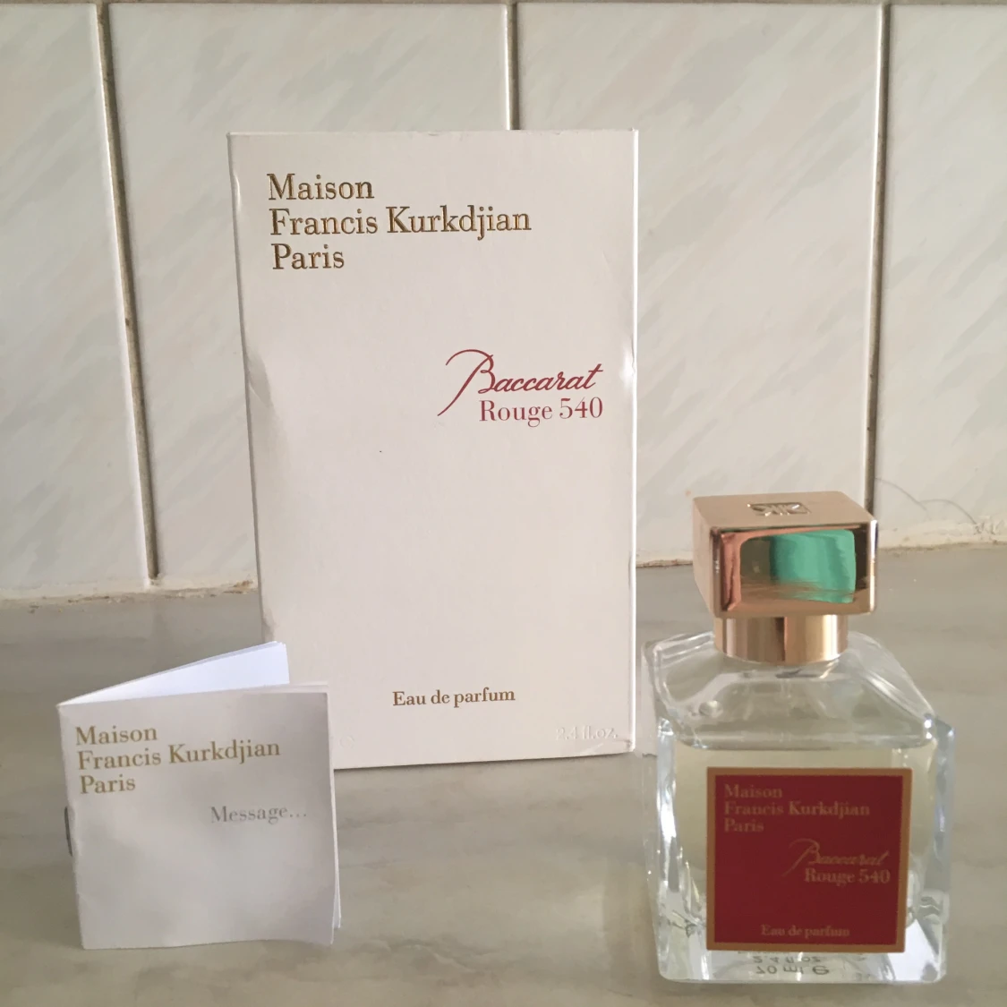Maison Francis Kurkdjian Baccarat Rouge 540 Parfum