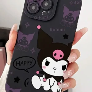 Sött mobilskal i silikon med Kuromi! - Sött mobilskal i silikon med Kuromi-motiv som passar iPhone 13-15 PRO. Nytt!