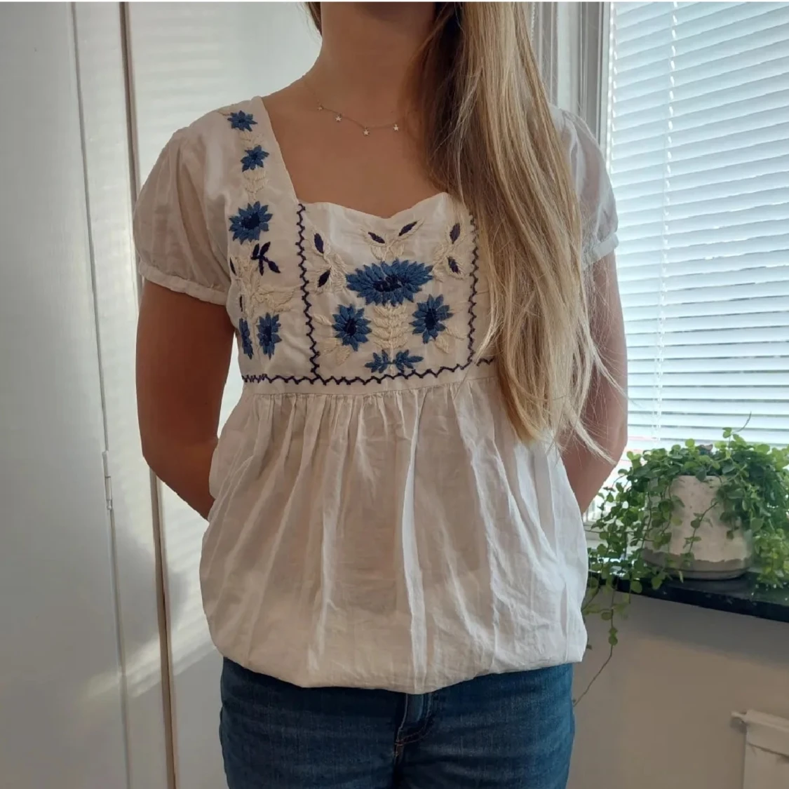 Supersöt vit blus!!