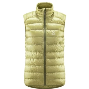 Grön väst Haglöfs - Snygg och praktisk grön dunväst från Haglöfs med dragkedja framtill. Perfekt för kyligare dagar och passar bra över en tröja eller jacka. Aldrig använd.