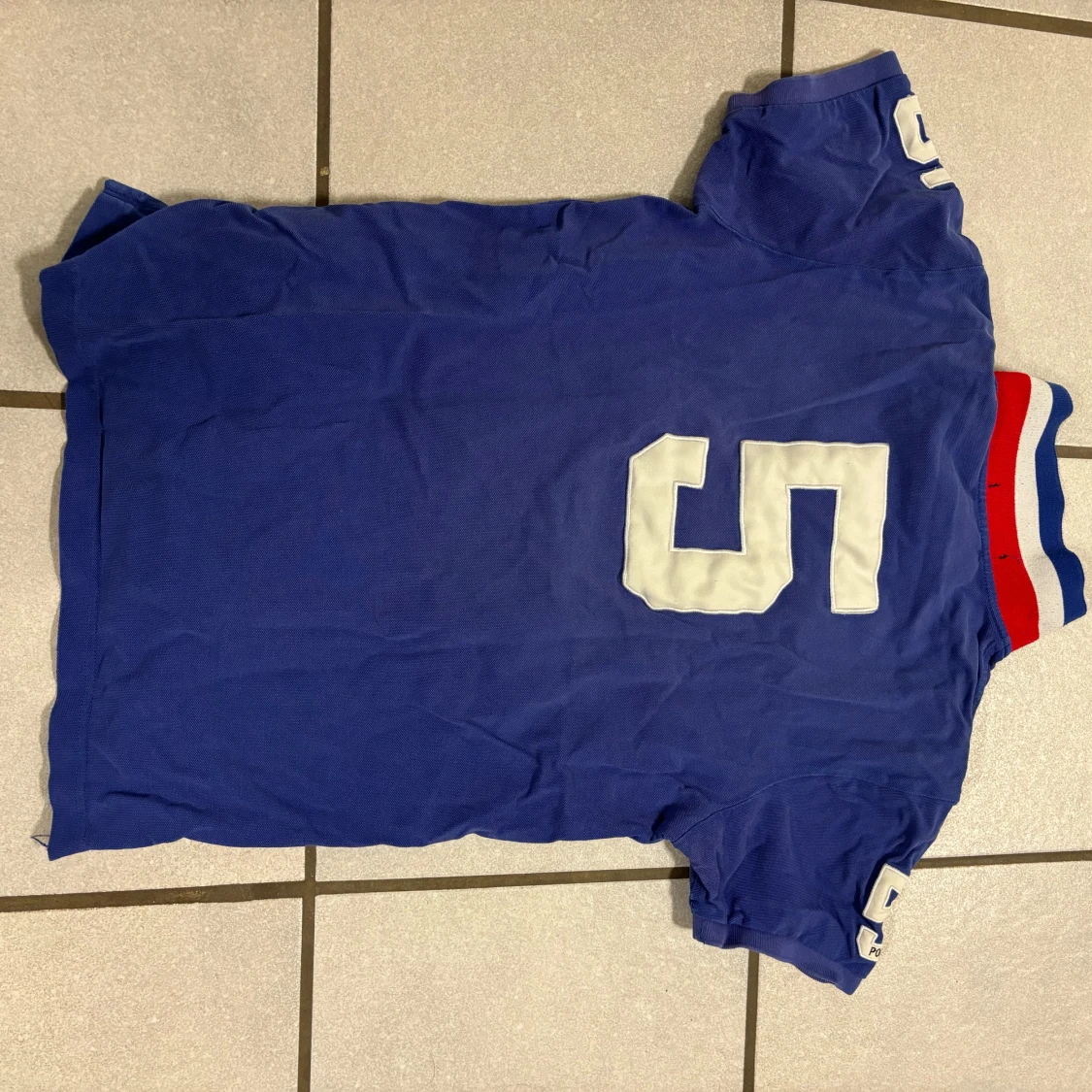 Blå pikétröja från Ralph Lauren - 91