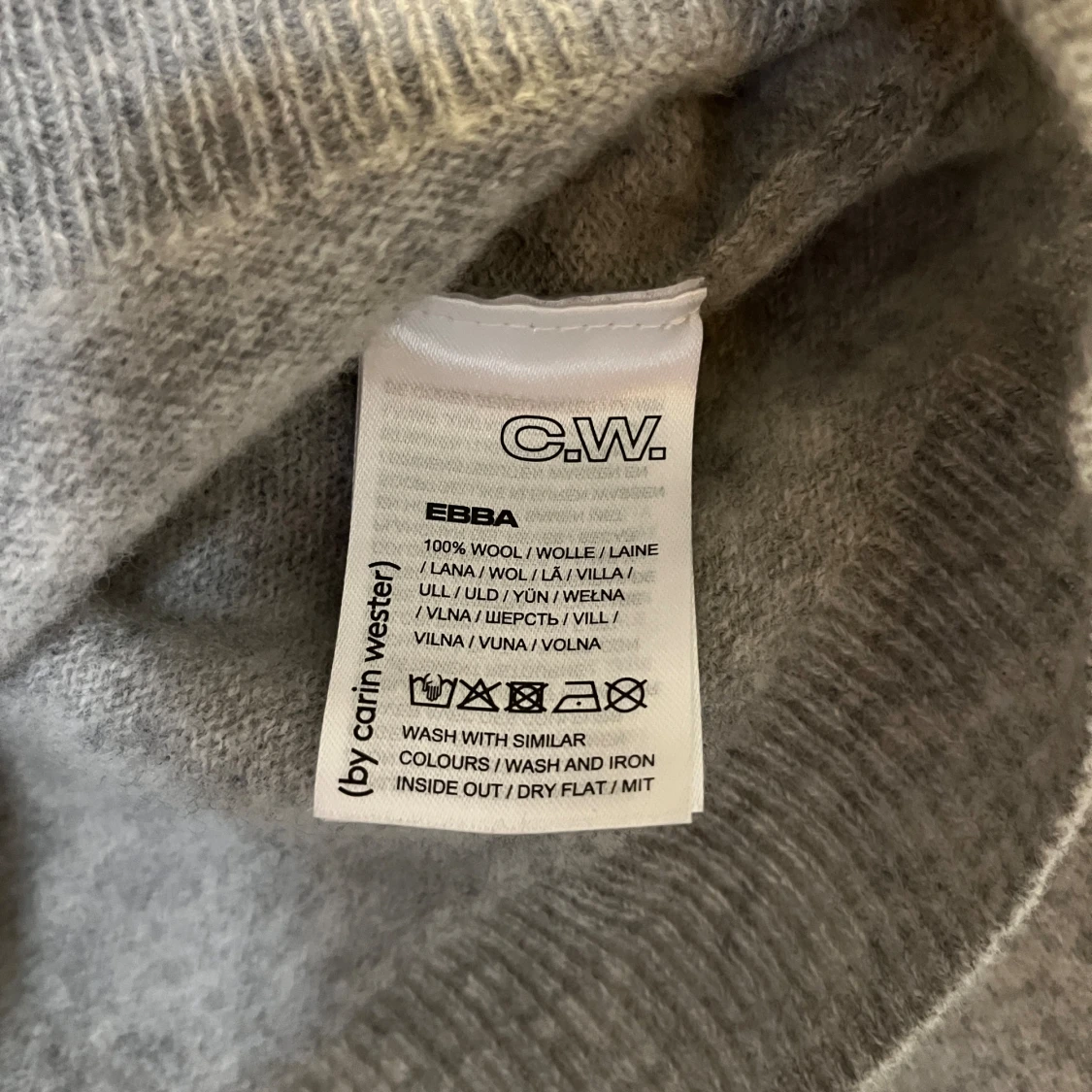 Fin grå stickad tröja Carin Wester - 91