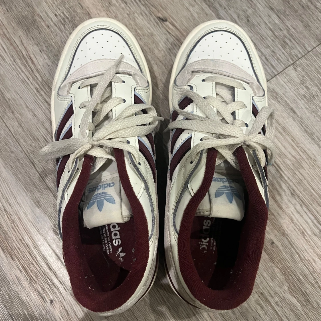 Adidas forum low cl vinröd - 92