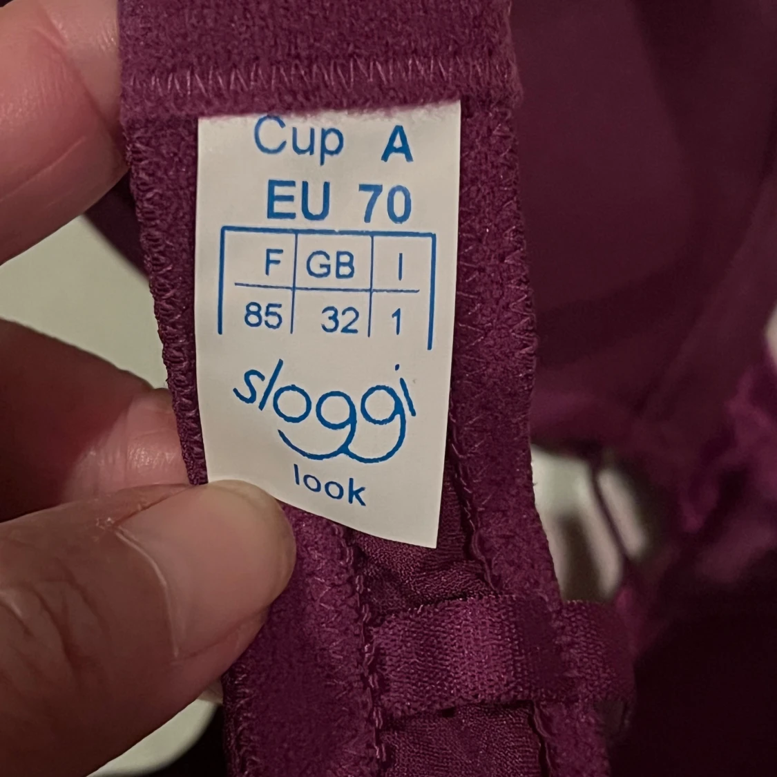 Mörklila  Sloggi BH 70 A - 91
