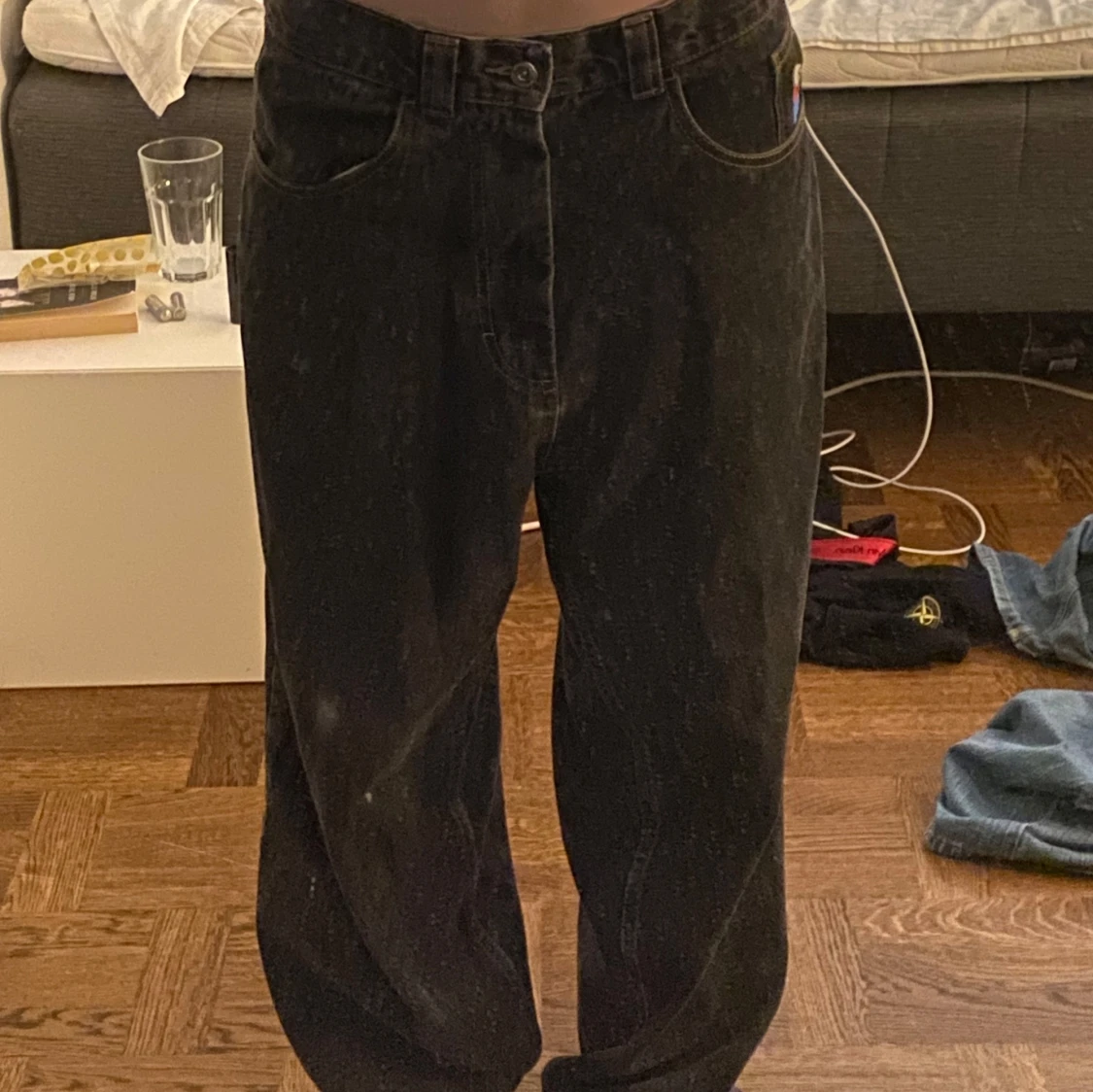 Svarta Big Boys skate emo drain y2k - 90