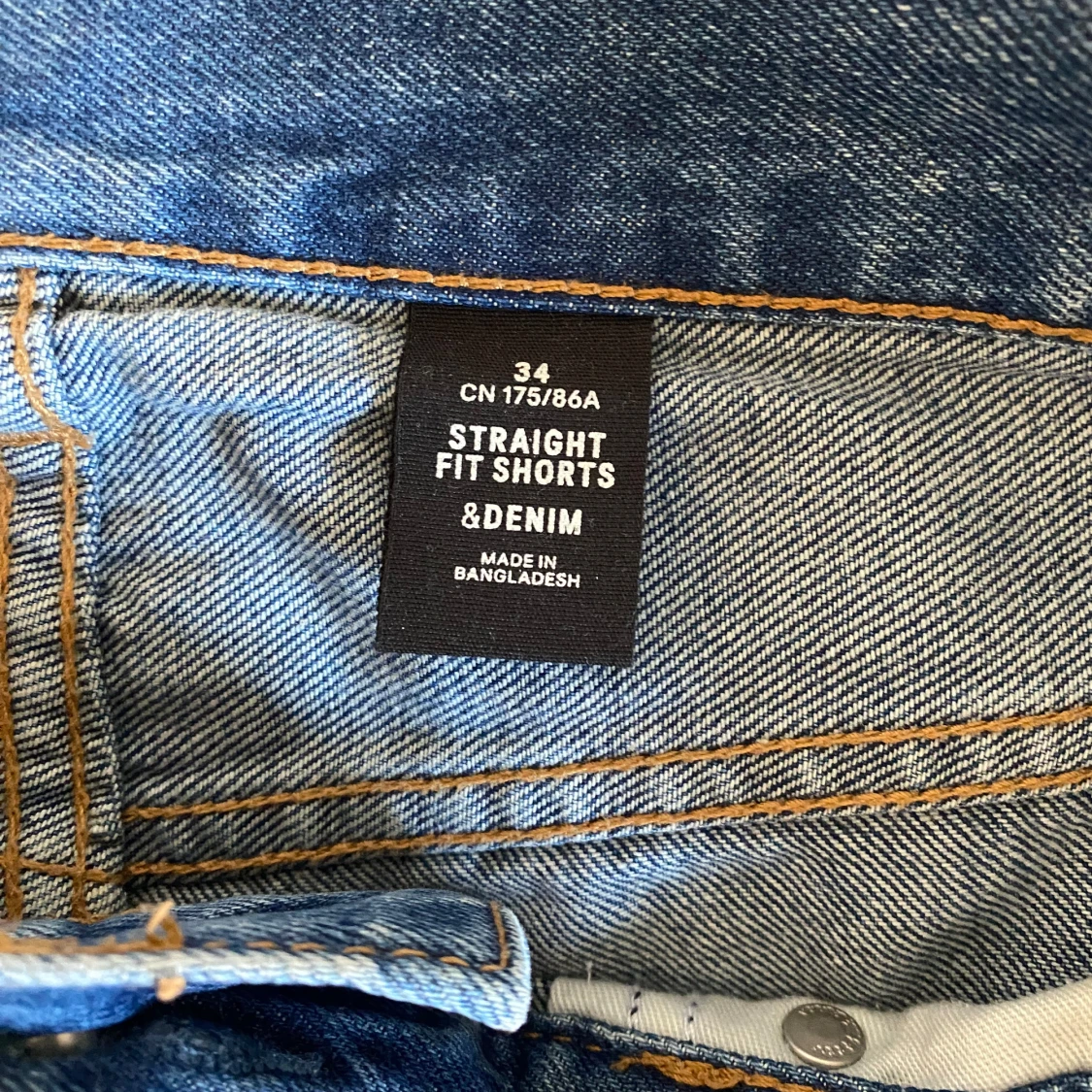 Blå jeansshorts - 92