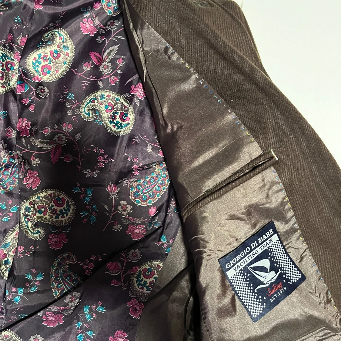 Brun kavaj från Giorgio di Mare - 90