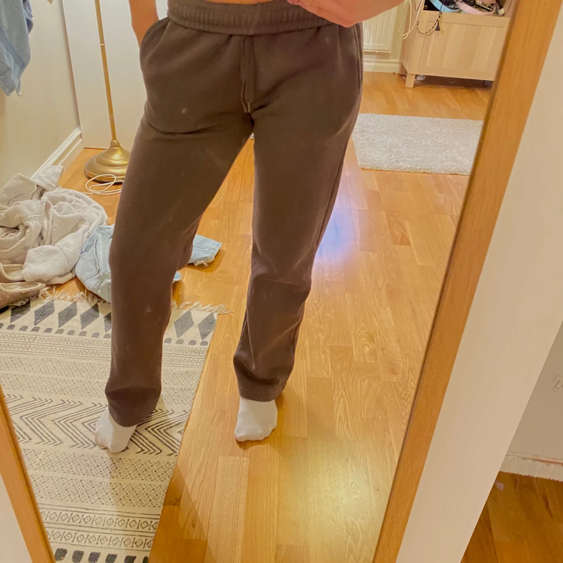 Bruna mjukisbyxor