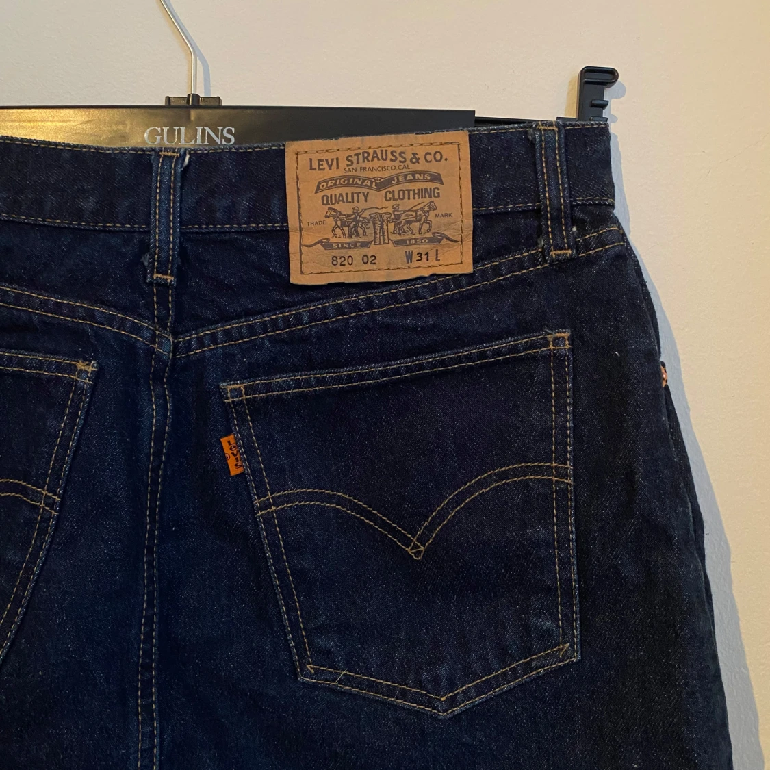 Mörkblå jeanskjol från Levi Strauss & Co. - 90
