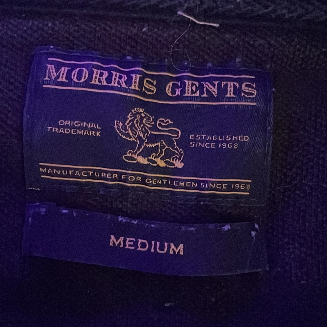 Svart pikétröja från Morris - 90