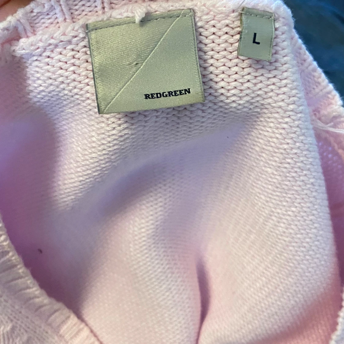 Ljusrosa stickad tröja - 93