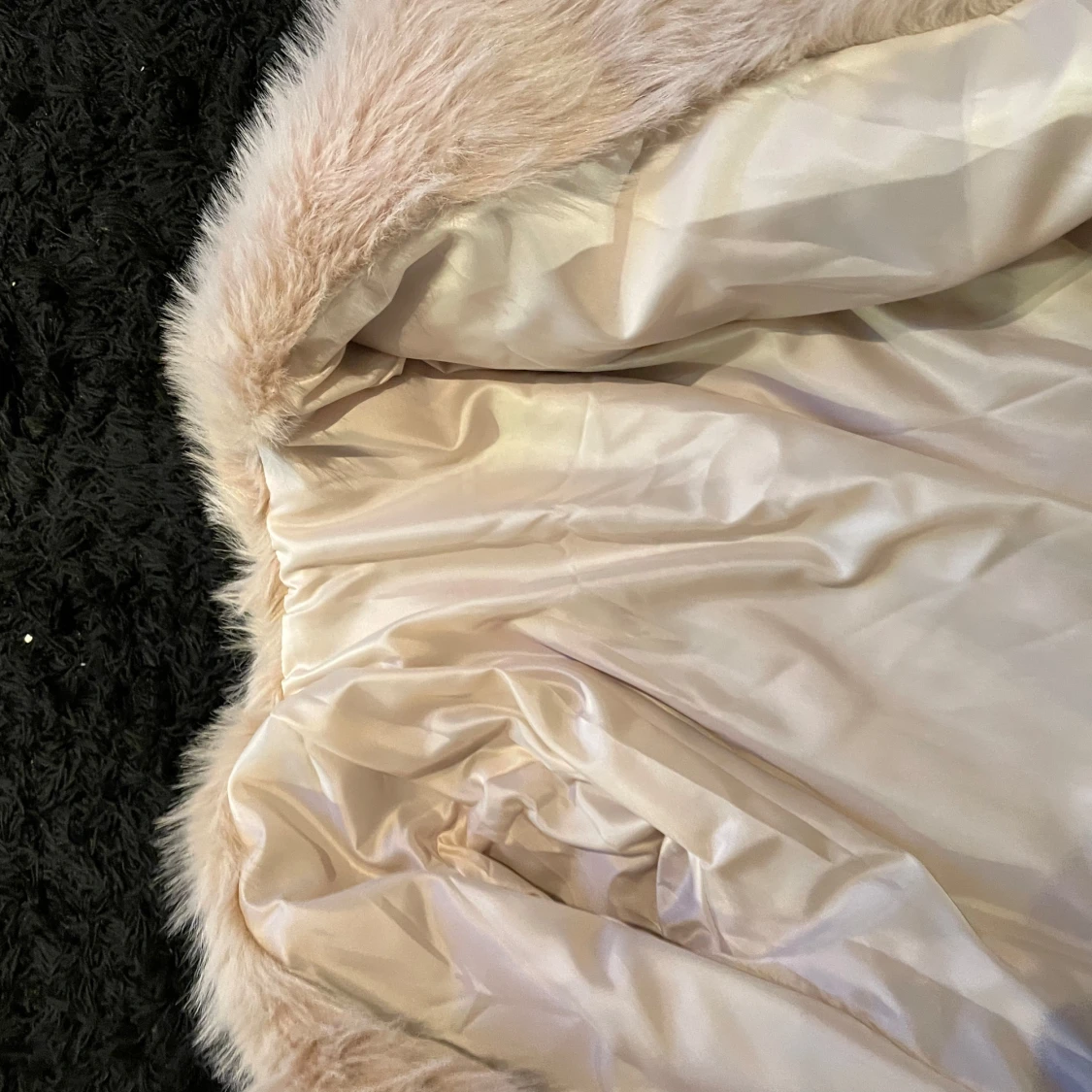 Beige pälsjacka - 93