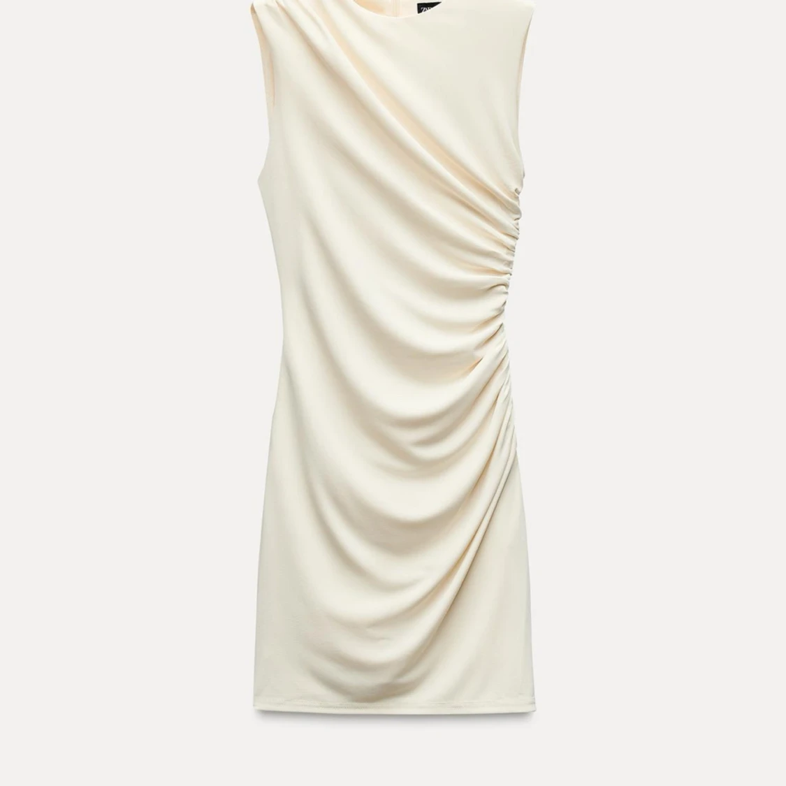 Beige ärmlös klänning - 90