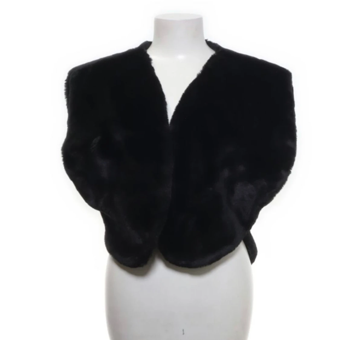 Stor Svart Pälskofta