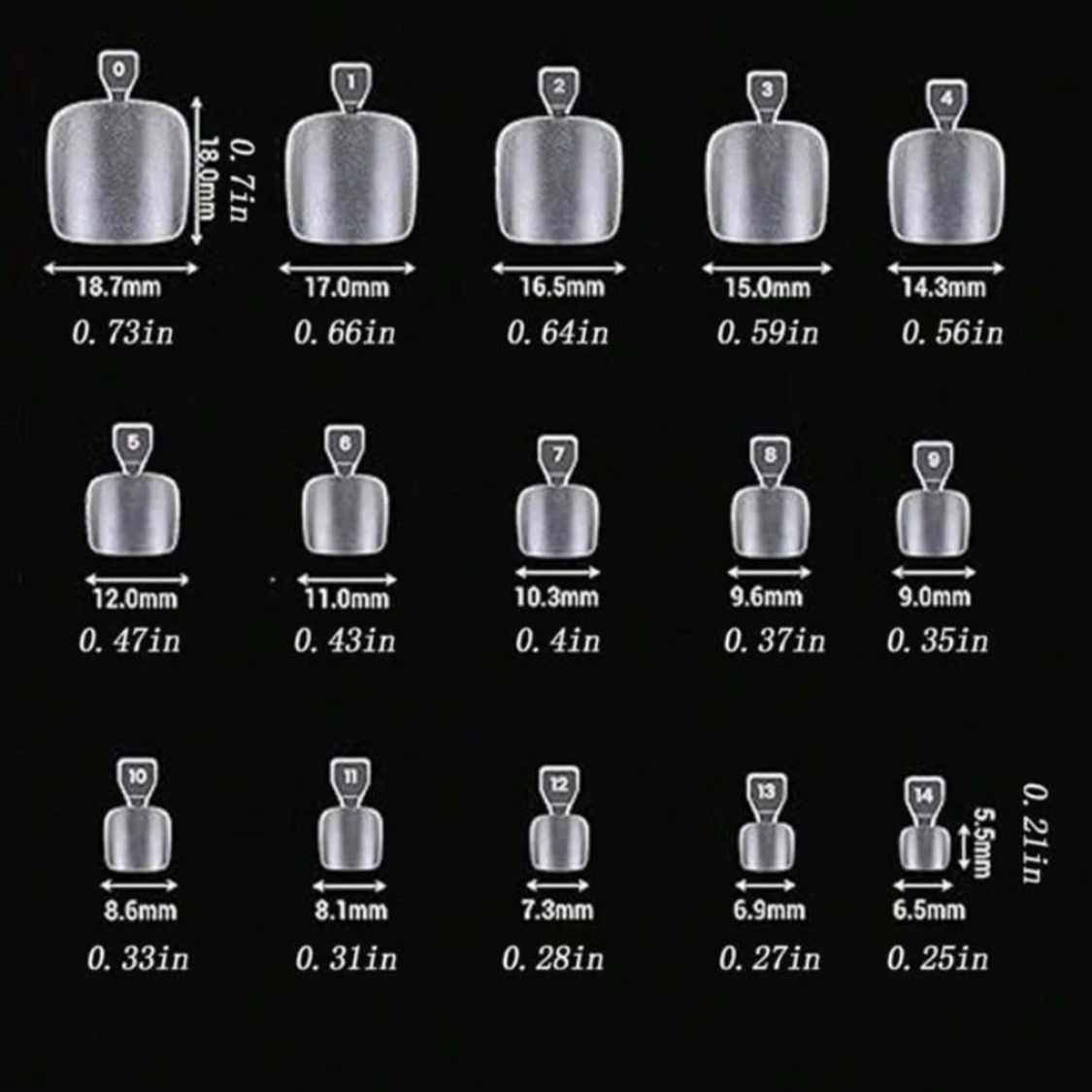 All-white toe press ons! - 90