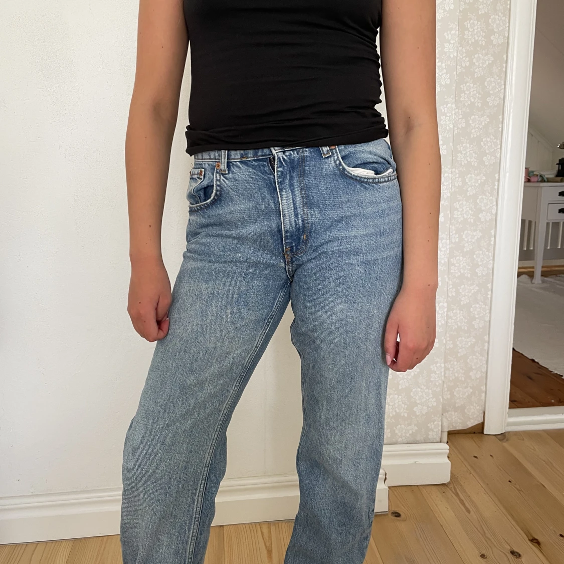 Zara jeans midwaist