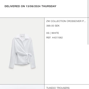 Zara blus/shorts - Oanvänd med lappar kvar