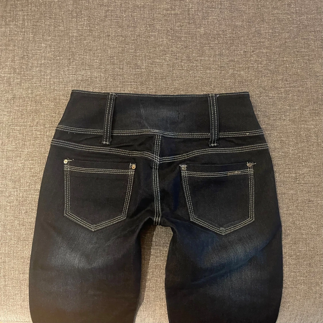 Lågmidjade bootcut jeans - 91
