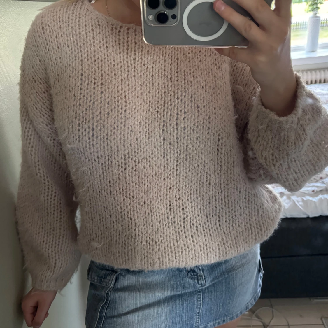 Stickad tröja 