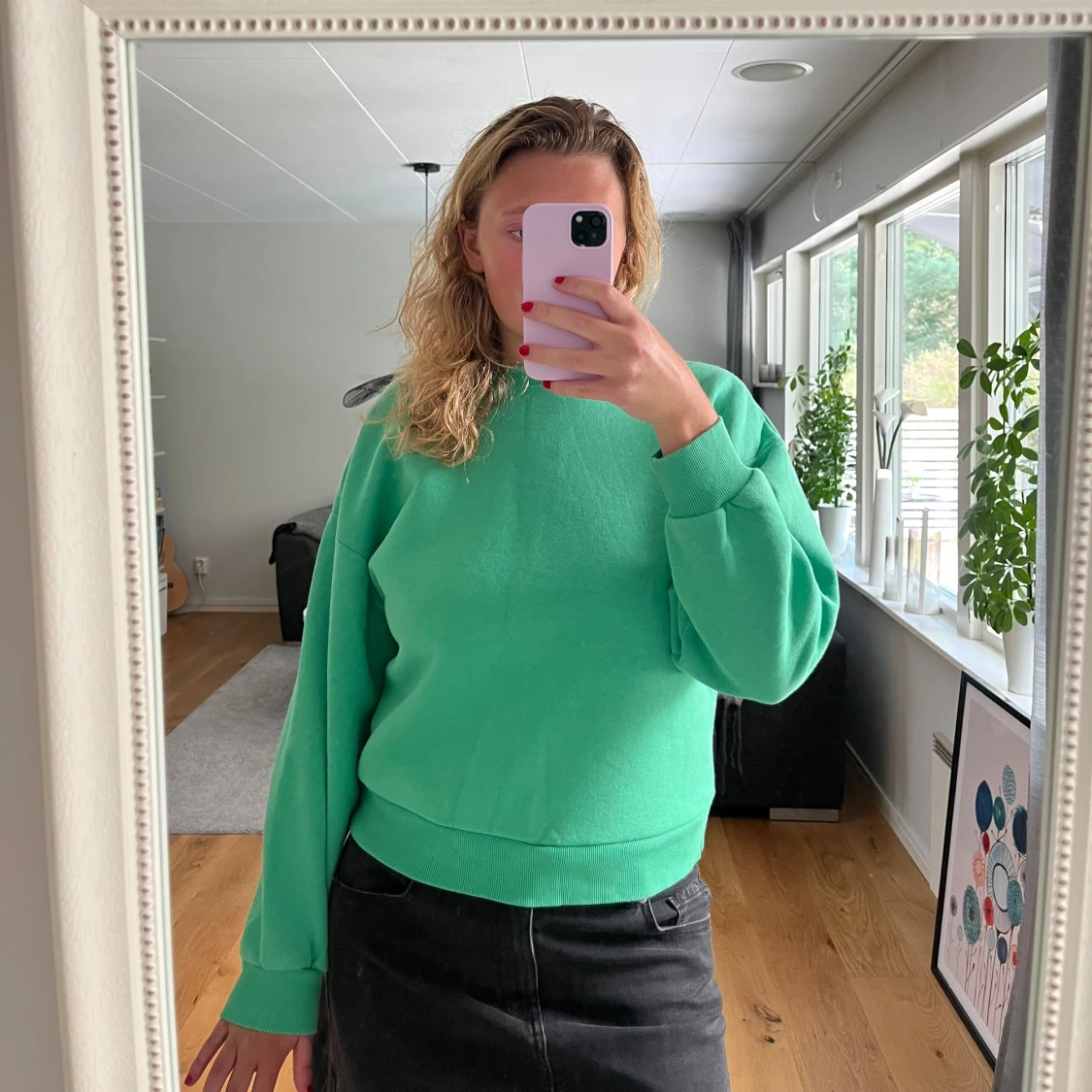 Grön sweatshirt