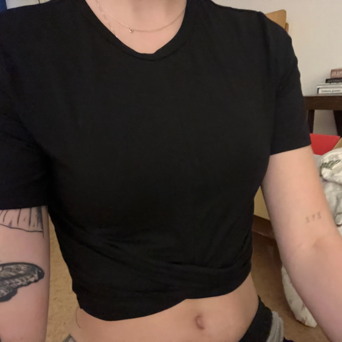 Svart croppad topp från H&M Divided - 90