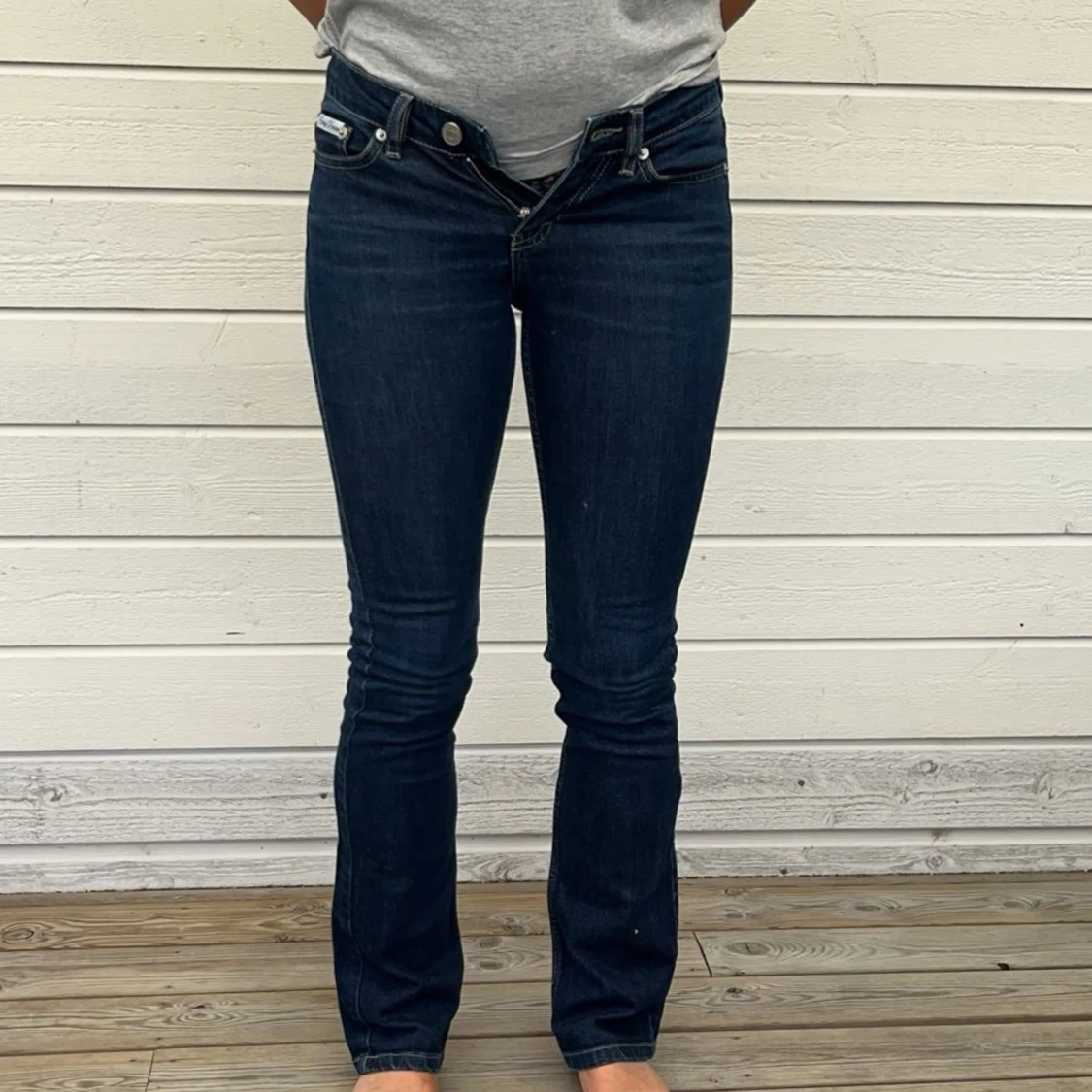 Lågmidjade jeans från Evileye Denim - 90