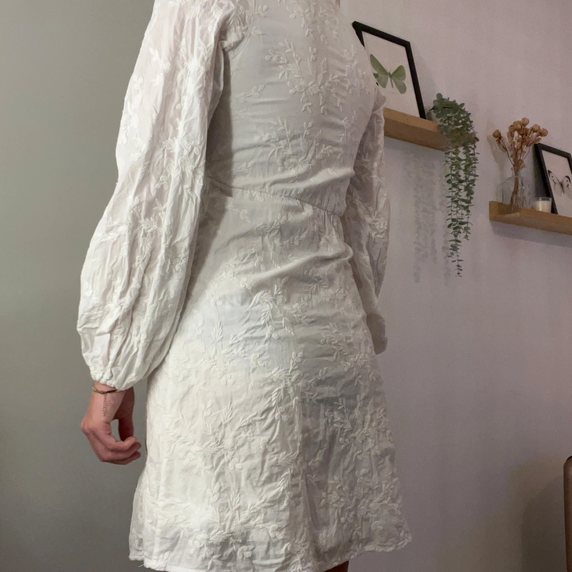 Blommig studentklänning  - 90