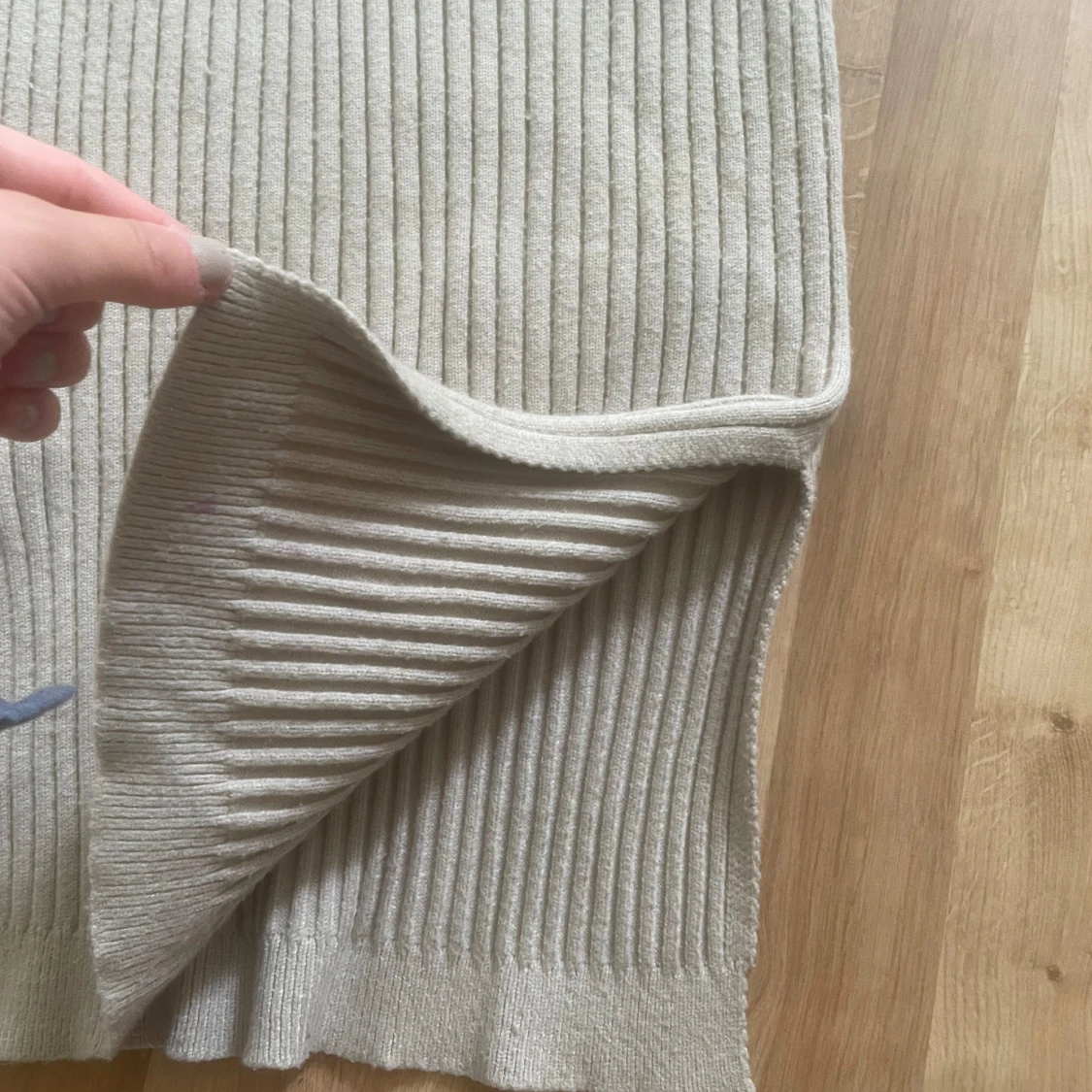 Ribbstickad kjol - 91