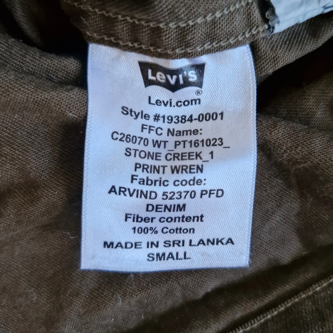 Brun denimskjorta från Levi's - 92