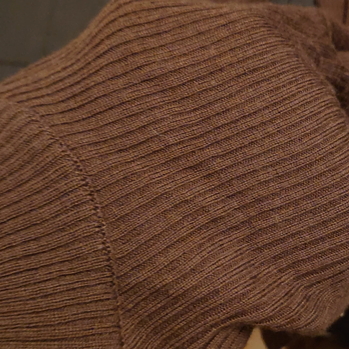 Lila polotröja ullblandning  - 90