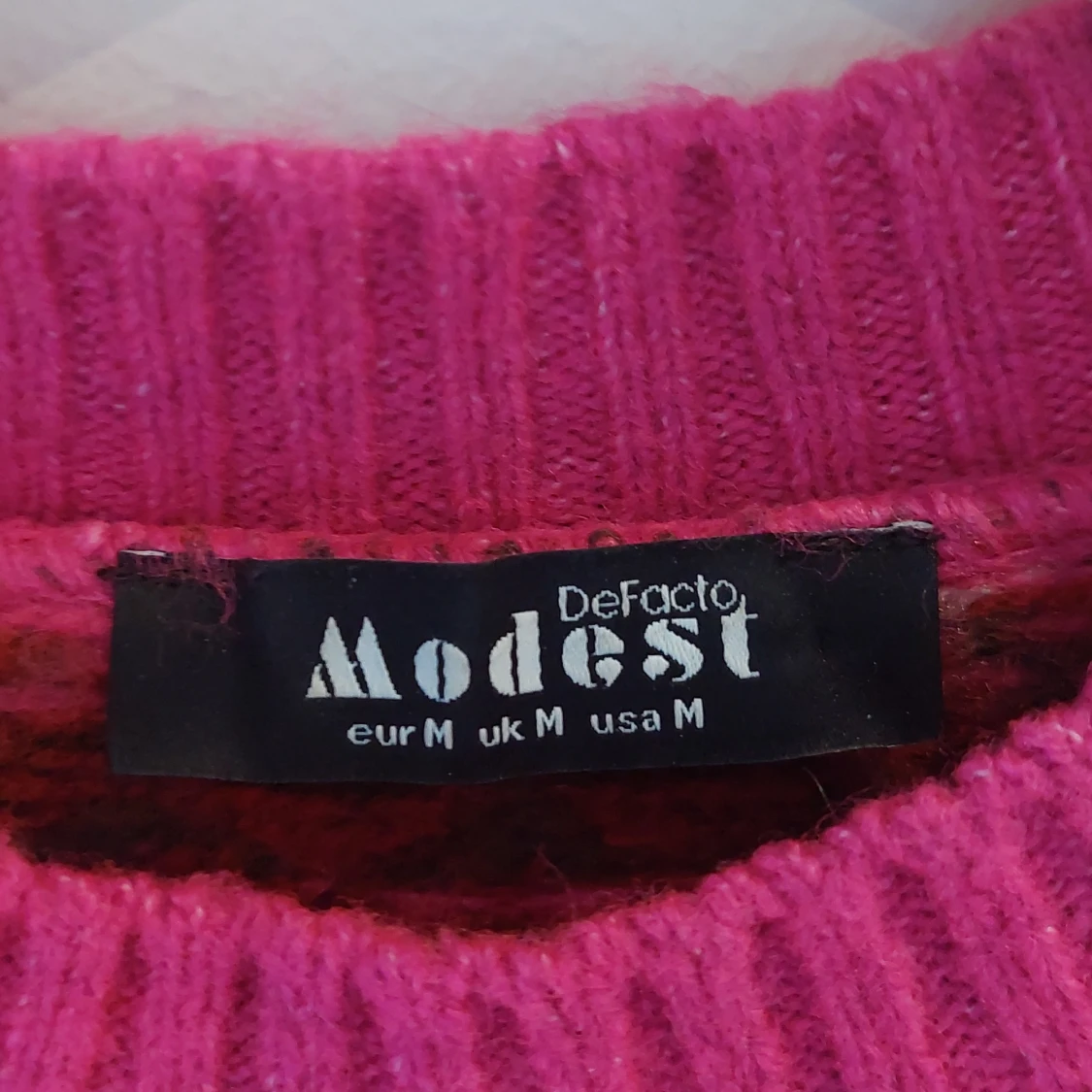 Mönstrad stickad tröja från DeFacto - 91