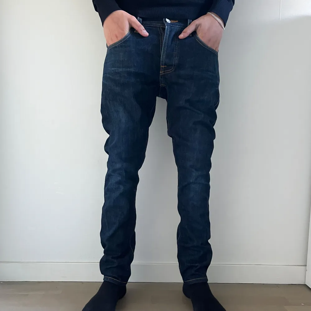 Selvage Nudie jeans | storlek w28 L30 | Ny pris 3000:- men vårat 349:- | skriv om du är intresserad elle diskutera pris👏. Jeans & Byxor.