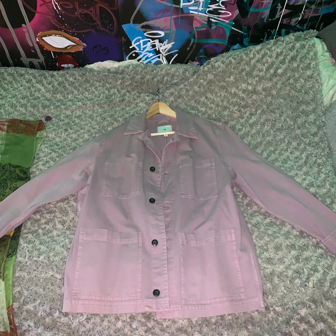 Rosa denim jacka - 90