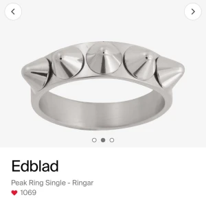 Edblad ring - Perfekt skick säljer pga för stor