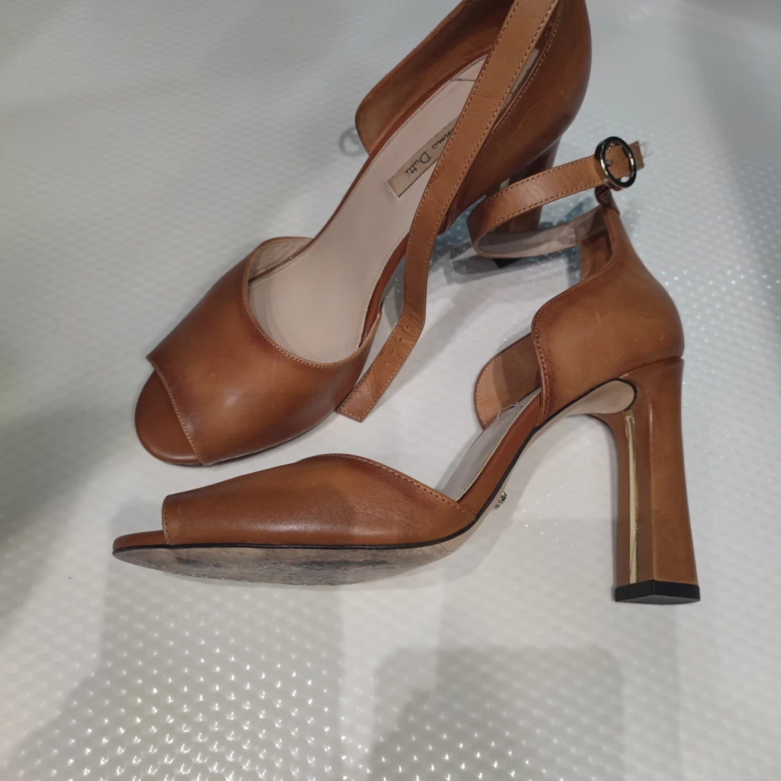 Bruna klackskor från Massimo Dutti - 1