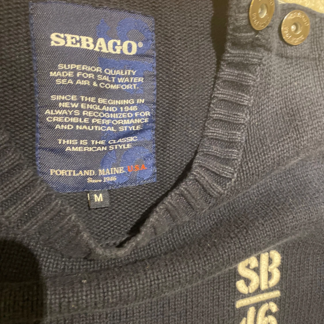 Mörkblå tröja från Sebago - 90