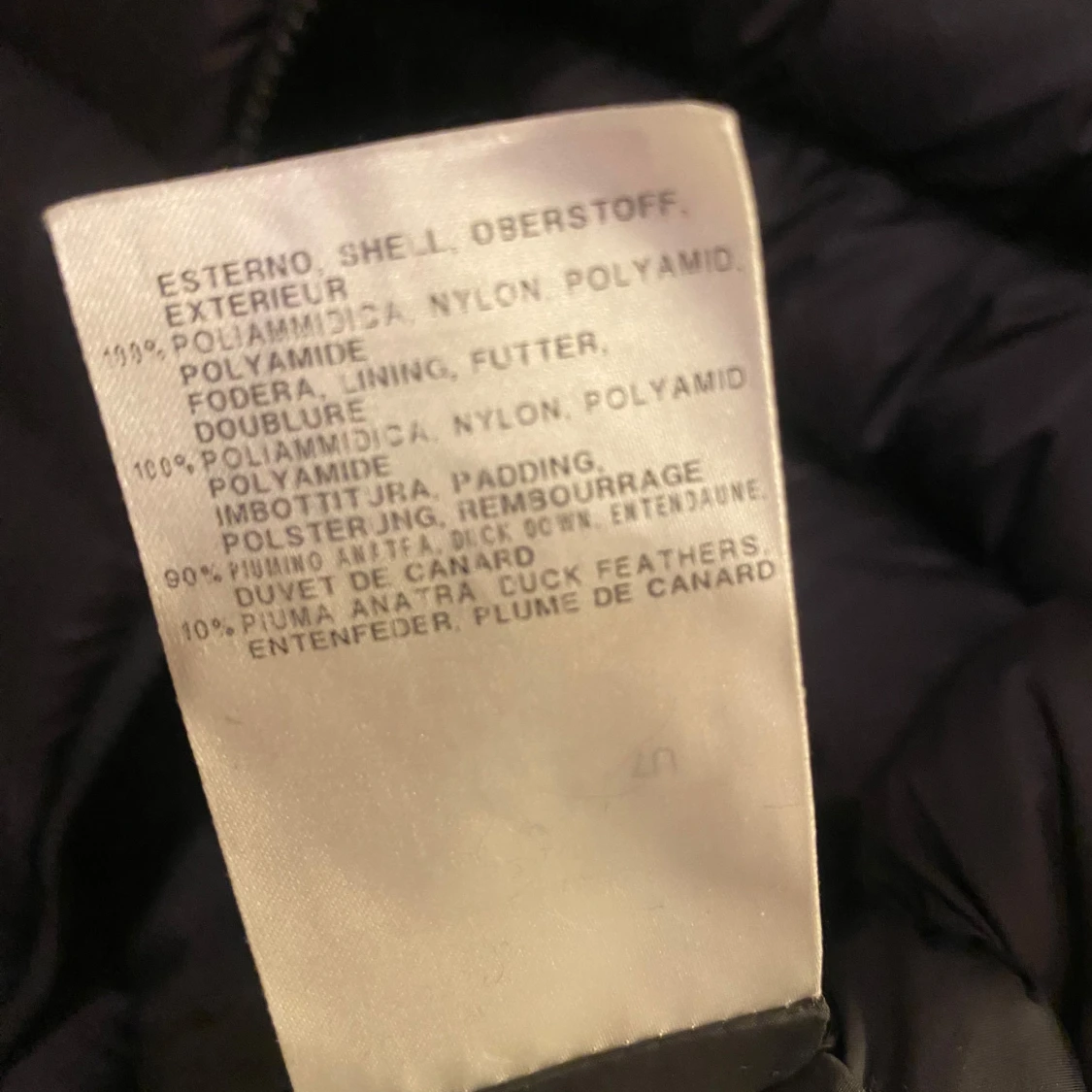 Svart dunjacka från Colmar - 92