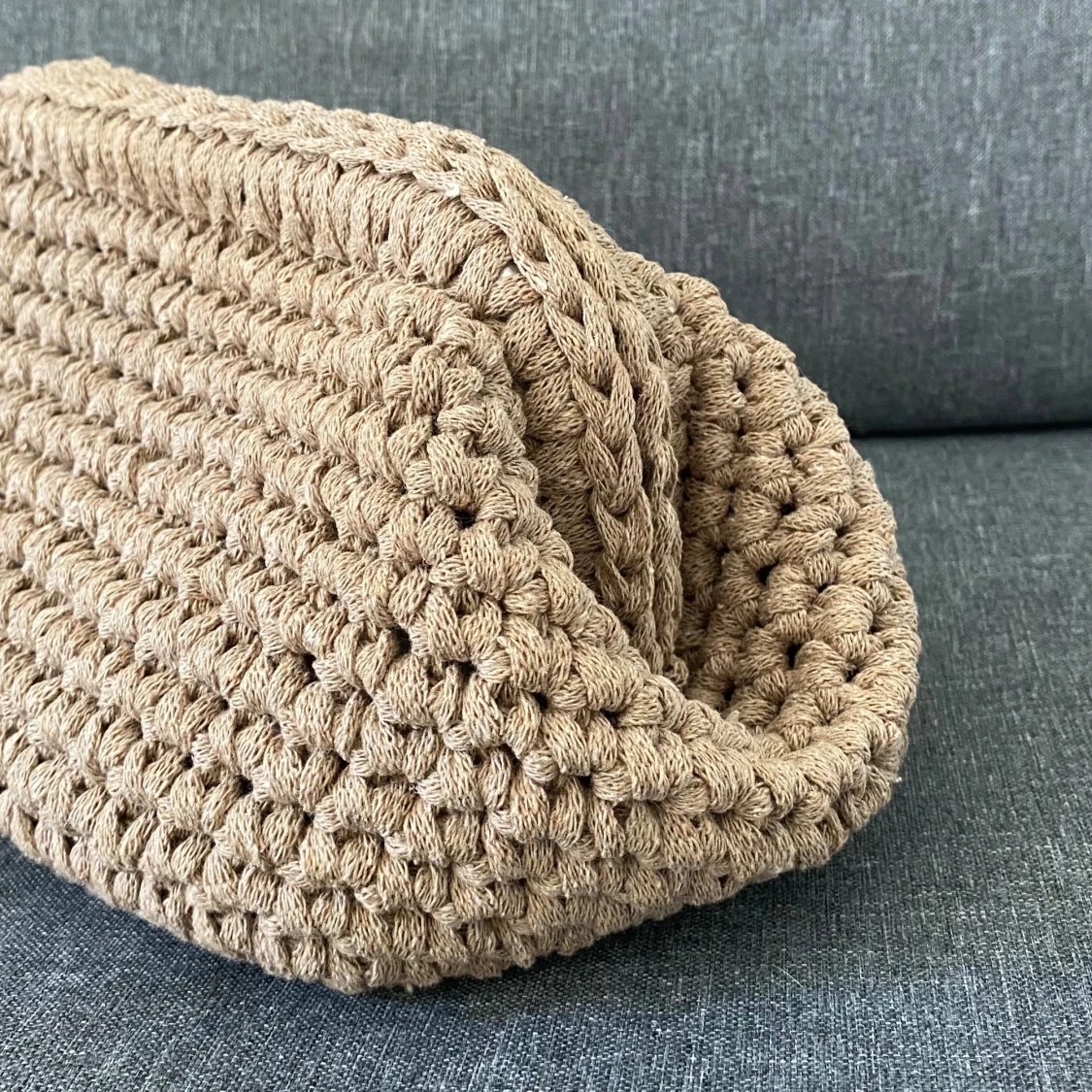 Mörkbeige clutch - 90