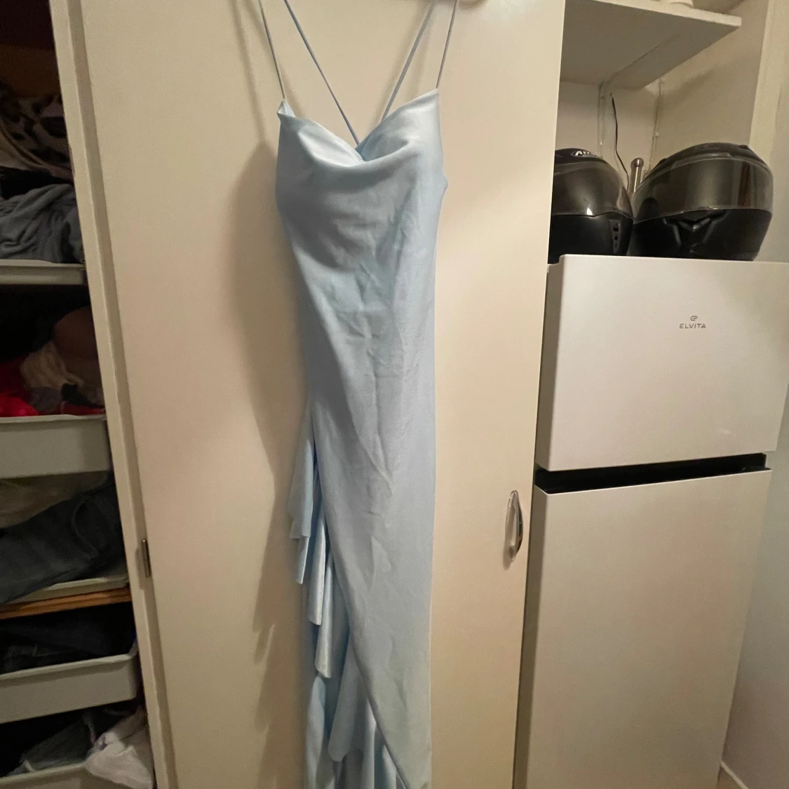 Blå klänning  - 91