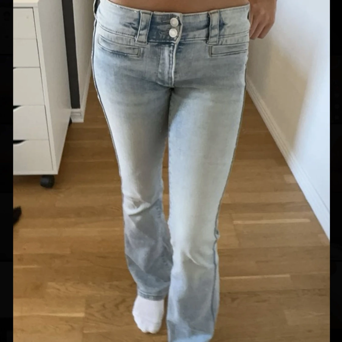 Lågmidjade bootcut jenas - 90