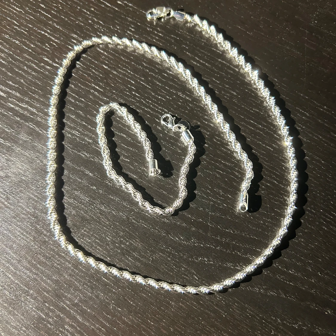 Silver Kedja & Armband - 90