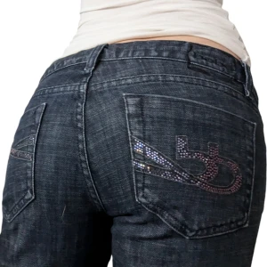 2000s lowwaist jeans - Jätte fina 2000s lowwaist bootcut jeans från bebe som är i nyskick bortsett från att några rhinestones ramlat av🩷