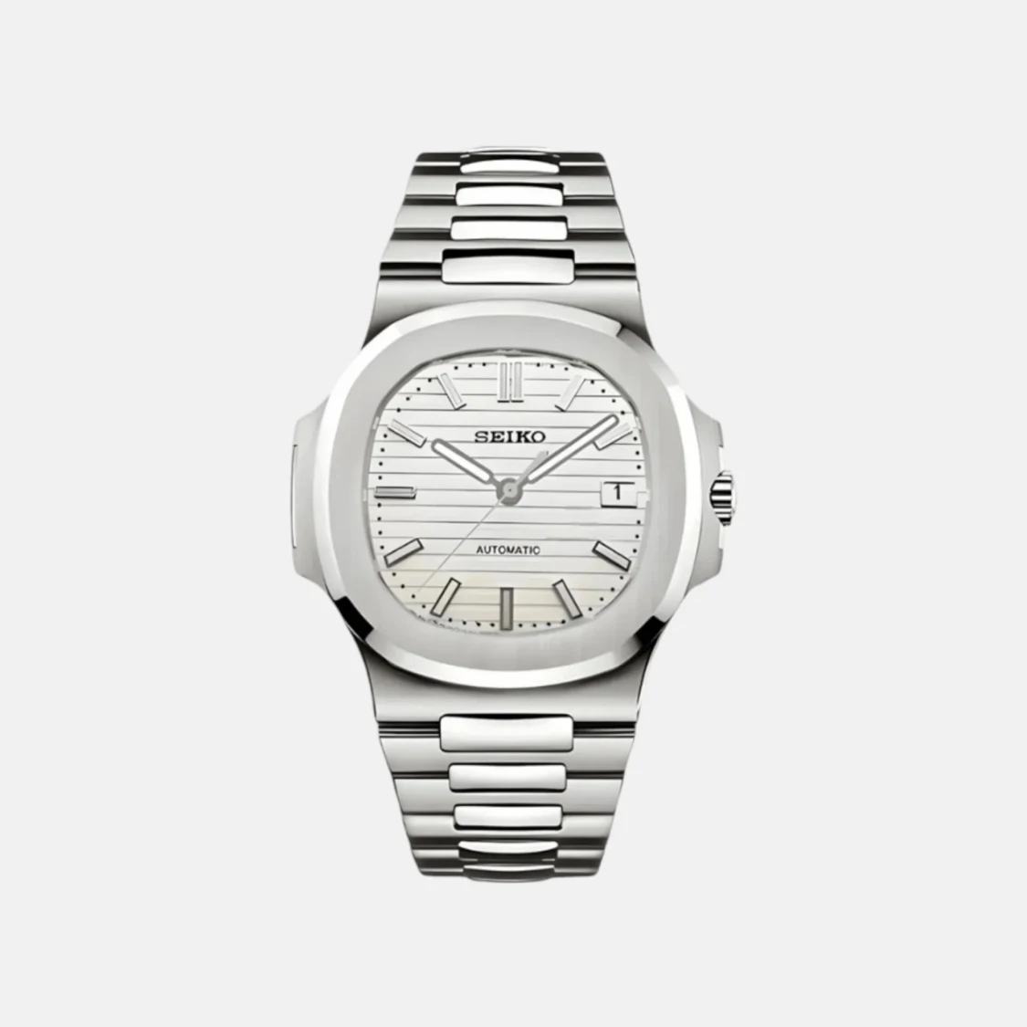 Nautilus White - Seiko Mod