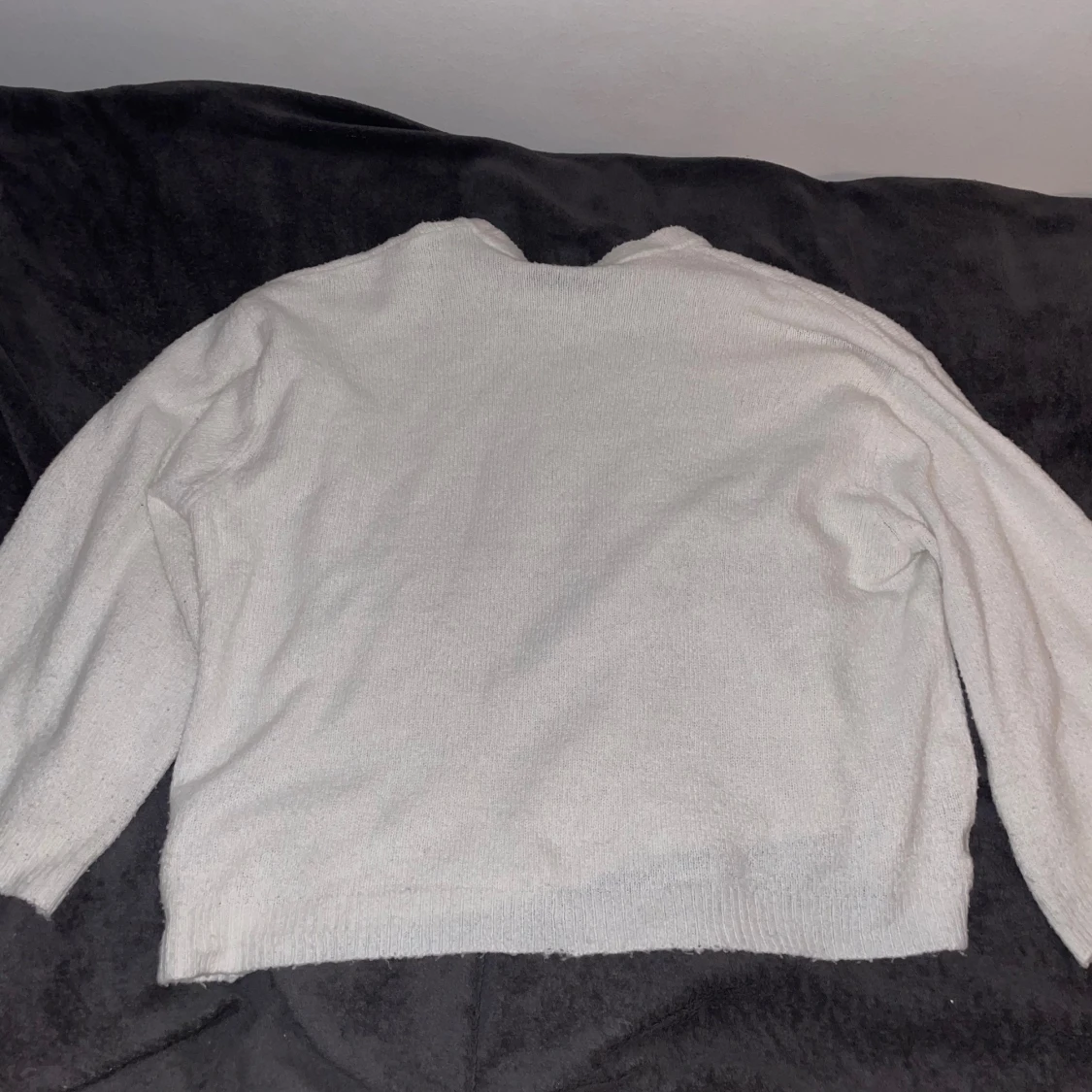 vit stickad tröja från lager 157!